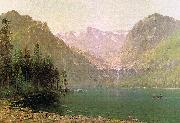 Thomas Hill View of Lake Tahoe looking across Emerald Bay oil painting